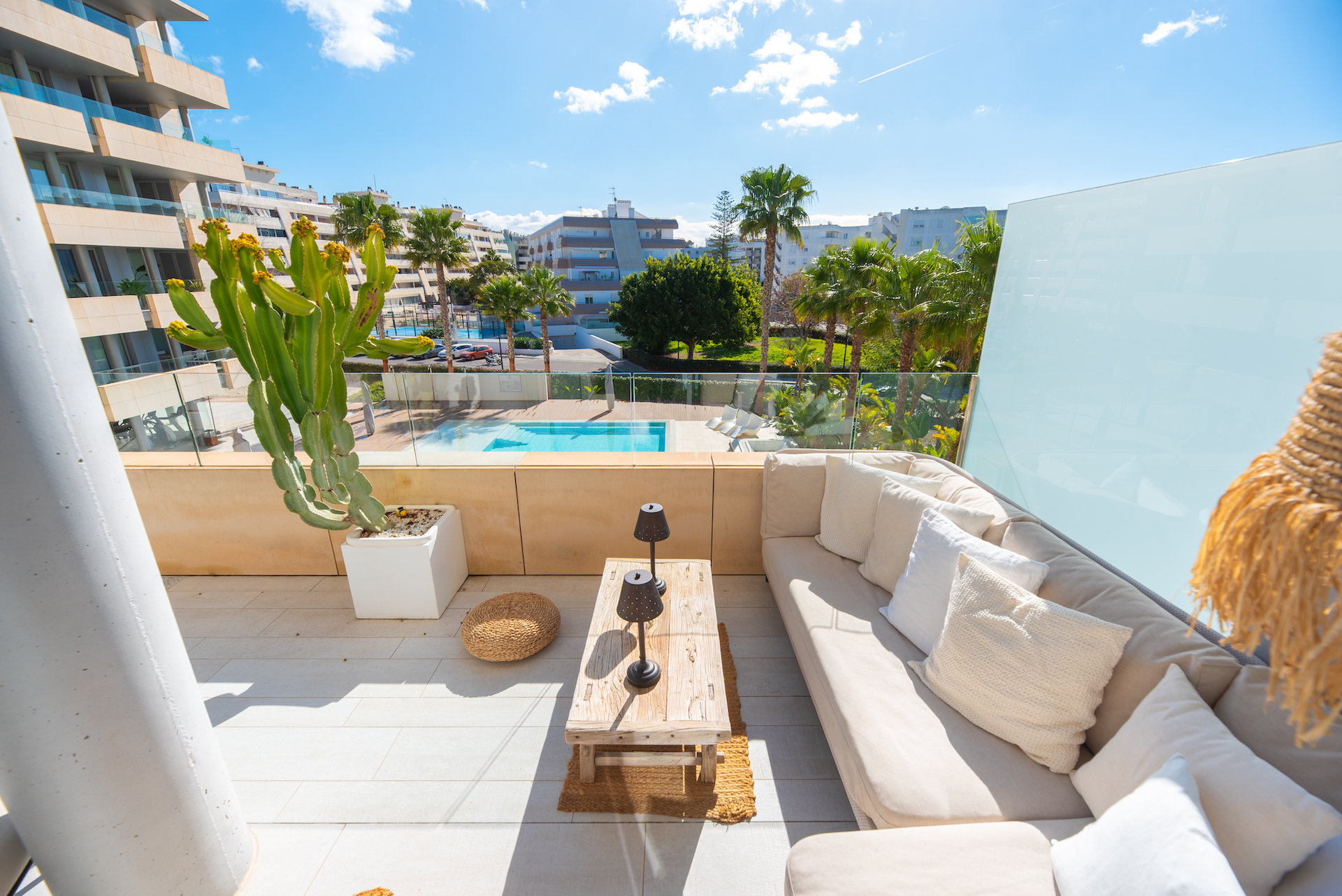 Resa Estates apartment for sale in Ibiza marina botafoch modern terrace and views.jpg